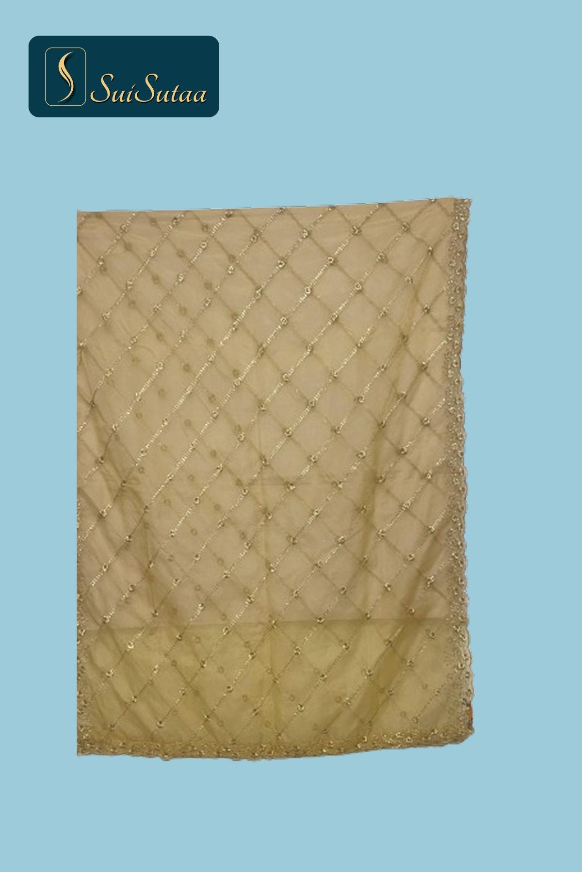 Yellow Tissue Dupatta