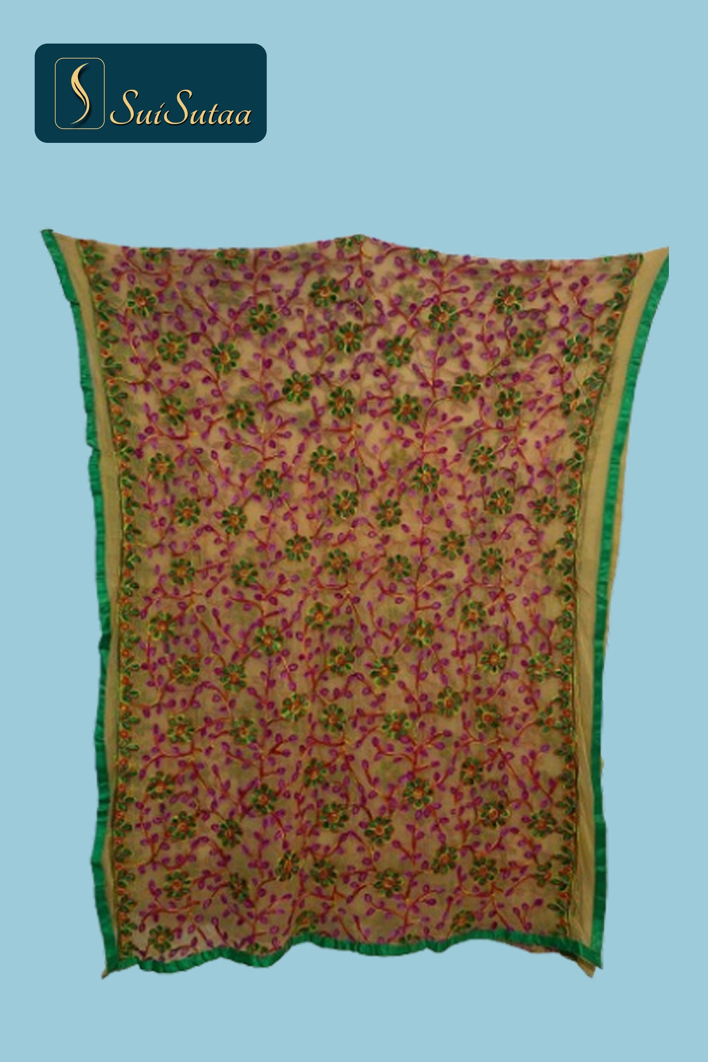 chiffon Fulkari Dupatta