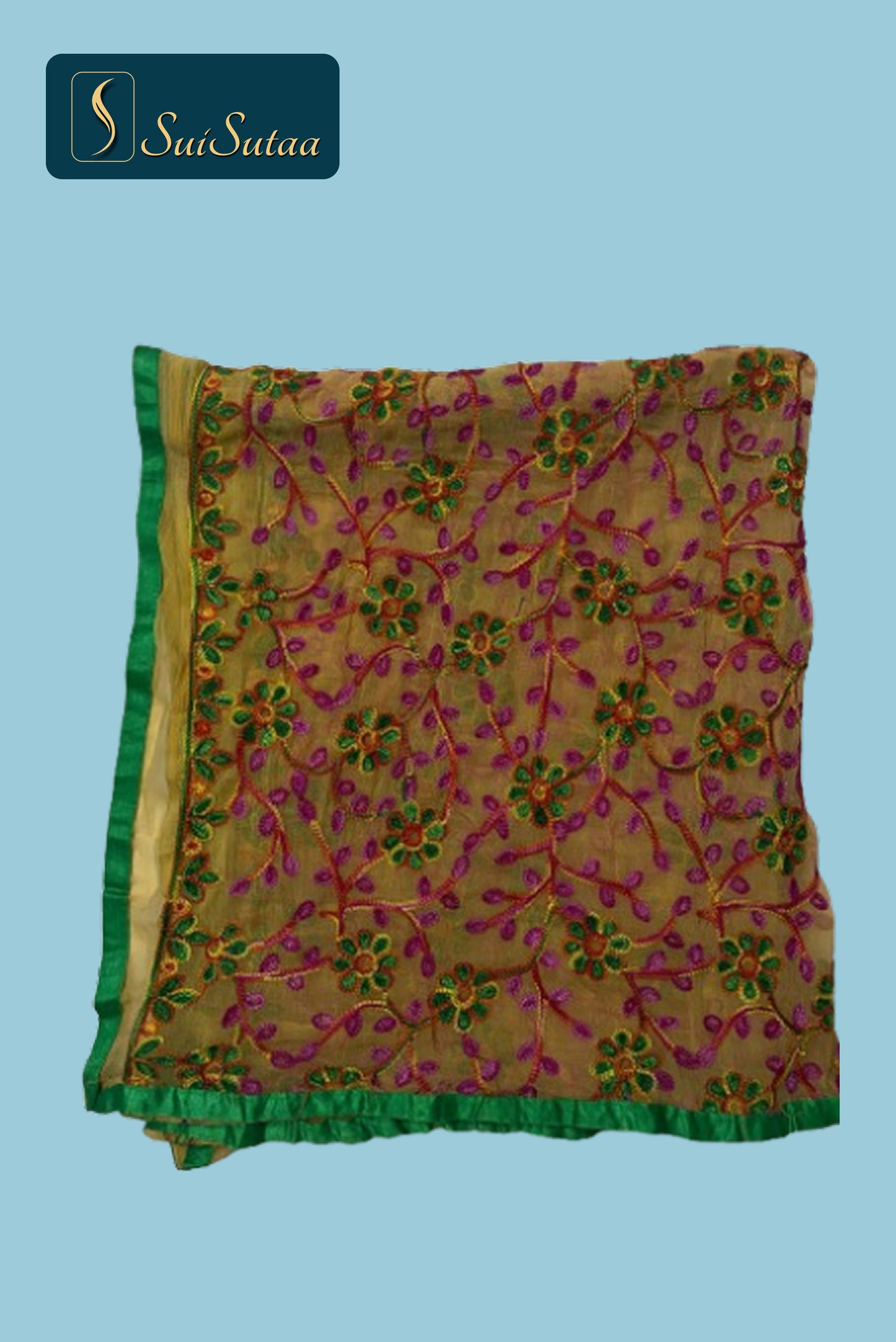 chiffon Fulkari Dupatta