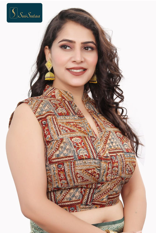 Sleeveless blouse