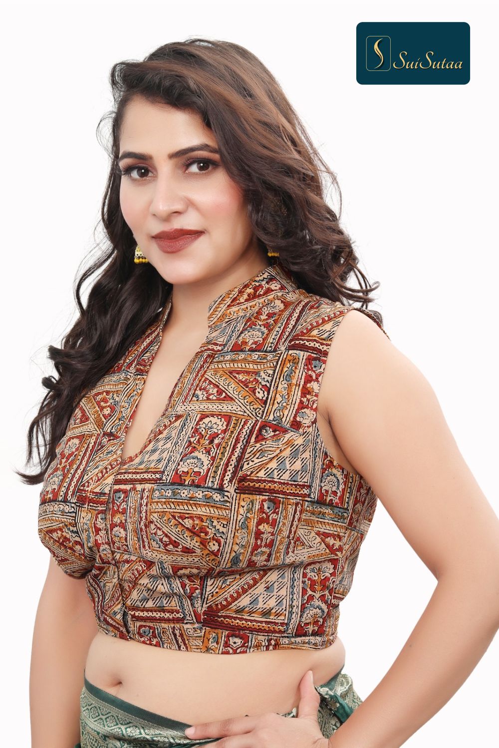 Sleeveless blouse
