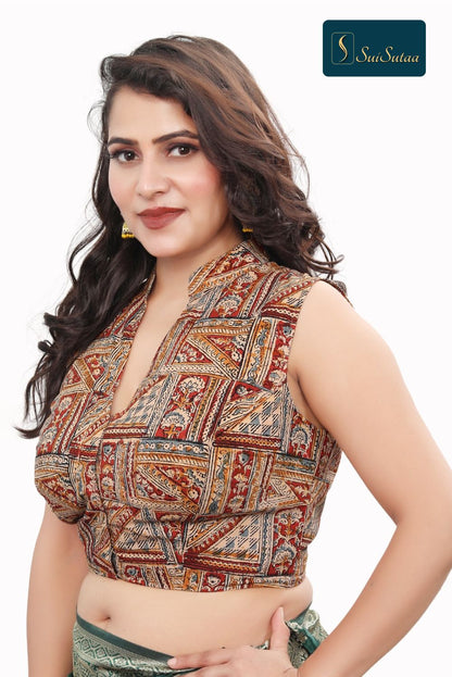 Sleeveless blouse