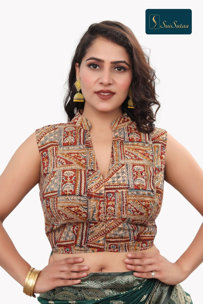 Sleeveless blouse