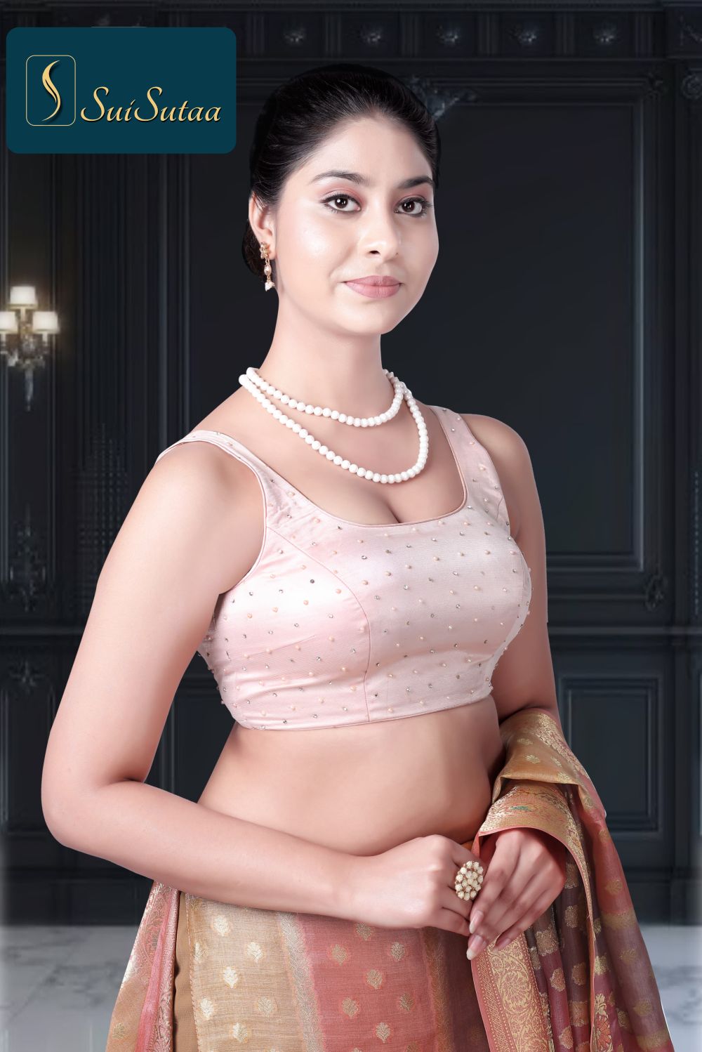 Sleeveless blouse