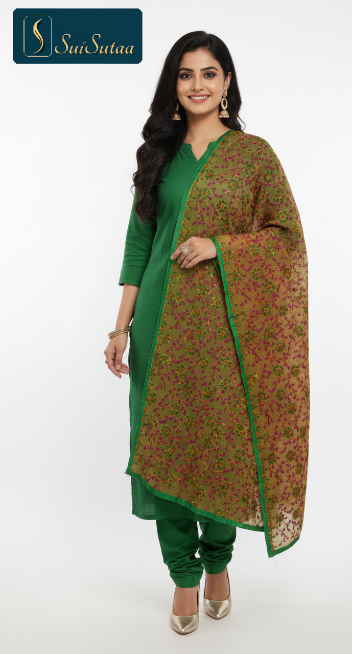 chiffon Fulkari Dupatta