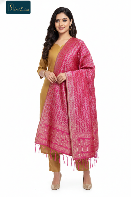 Broket Silk Dupatta