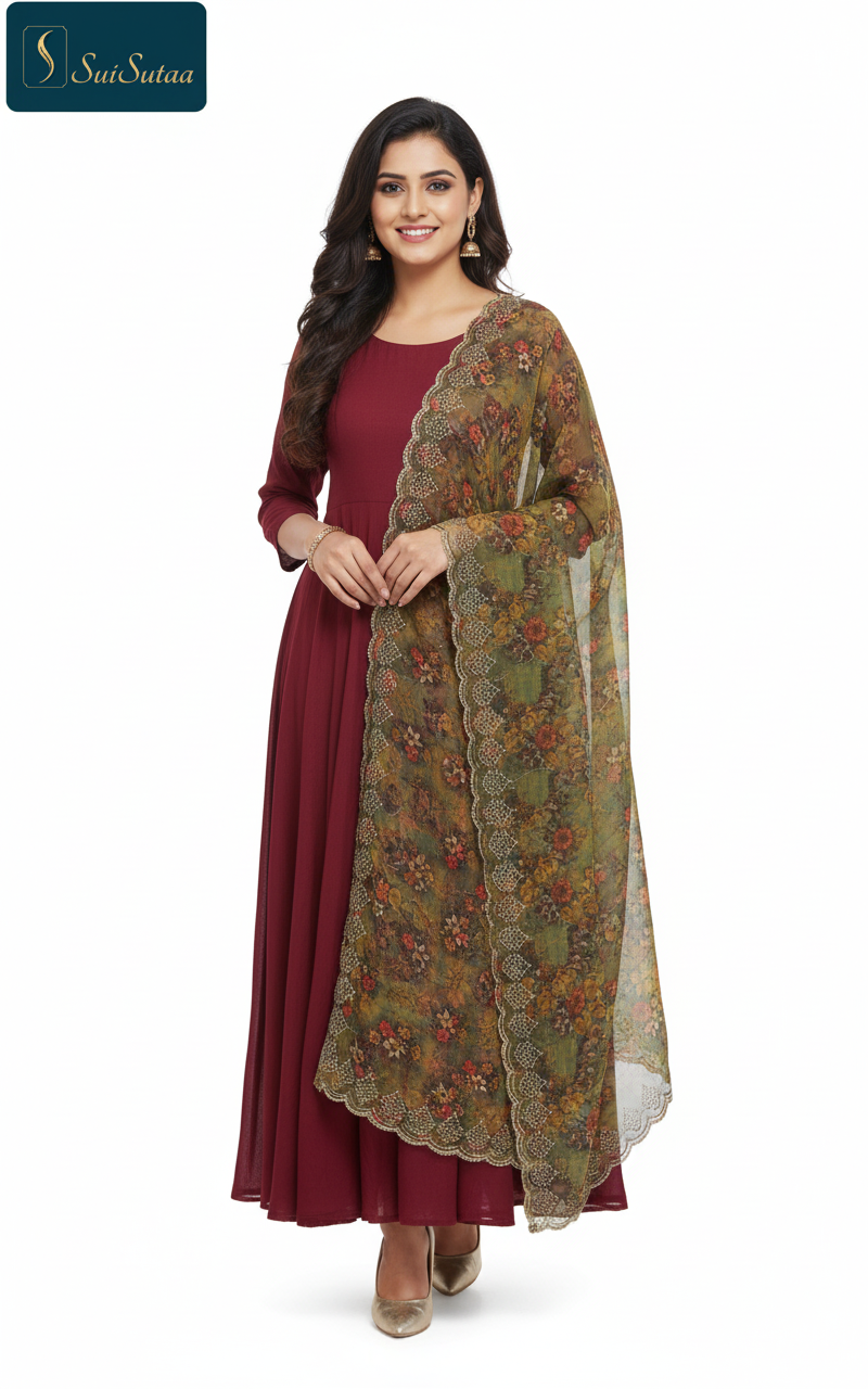 Organza Printed Dupatta