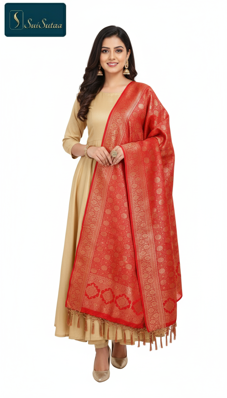 Banarsi silk Dupatta