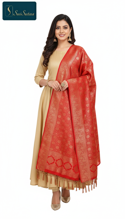 Banarsi silk Dupatta