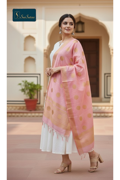 Chanderi silk Dupatta